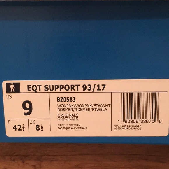 adidas boost 93/17 pink glitch EQT - Picture 6 of 6